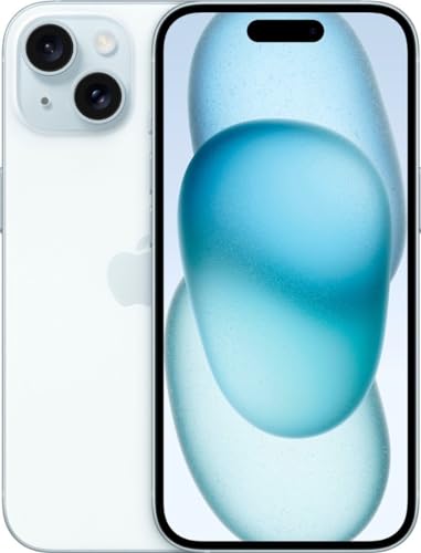Image of Apple iPhone 15 Plus, 256GB, Blue - Locked to T-Mobile (Renewed)