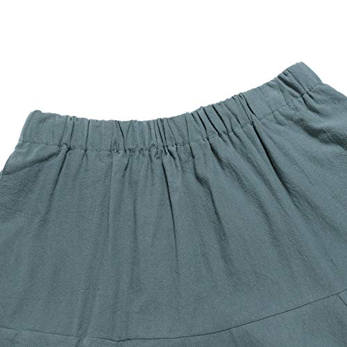 Zestion Pantaloni Casual Stile Etnico da Uomo