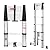 Telescoping Ladder 12.5FT,BOWEITI Extension Step Ladder One Button Retraction,Aluminum Collapsible Ladder Slow Down Design for Home RV Loft,330 lbs Max Capacity