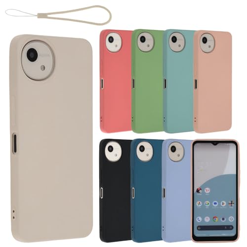 AQUOS wish5 シリコン ケース アクオスwish5 ソフトケース カバー スマホケース 携帯ケース おしゃれ かわいい 薄型 保護 耐衝撃 SH-52F SH52F A502SH SH-M32 docomo Y!mobile 楽天モバイル SIMフリー ホワイト B161AW5WH