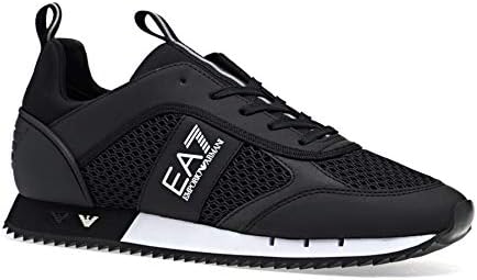 EA7 Men's Woven Trainers, Black, 10.5 US | Image 4