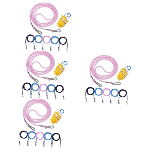 Attaches moufles garçon fille antiperte avec clips colorés pour mitaines enfant