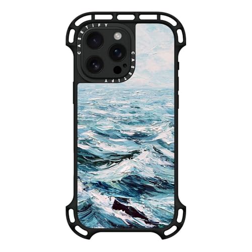 Coque de protection iPhone 16 Pro Max antichoc CASETiFY Ultra Bounce bleu profond
