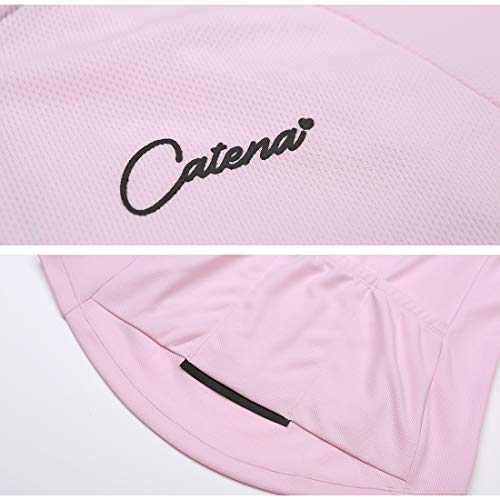 CATENA Radtrikot Damen Langarm Fahrradtrikot Moutainbike Tops Fahrradshirt Bikeshirts MTB Rennrad Radsport Bekleidung Atmungsaktiv Schnell Trocknend Einfarbig Cycling Jersey für Frauen, XS-XL - Image 7