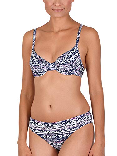 Naturana Bügel Bikini 72555 Gr. 38 C in Marine-weiß-pink