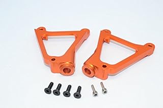 GPM For Vaterra K5 Blazer Ascender Upgrade Parts Aluminum Rear Shock Tower - 2Pcs Set Orange
