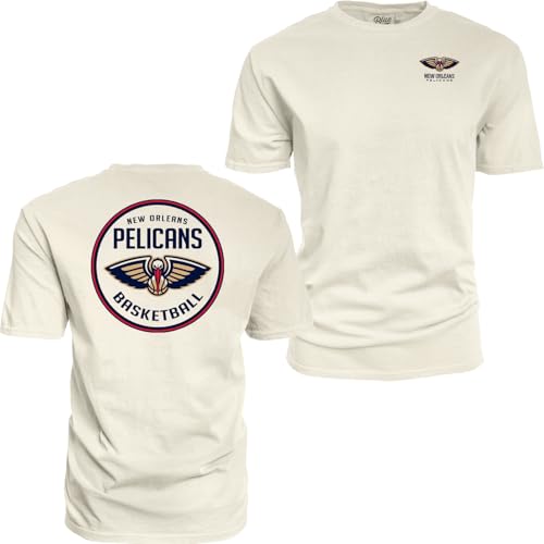 New Orleans Pelicans NBA Officially Licensed Youth T-Shirt Ringspun Front/Back Ivory, Medium