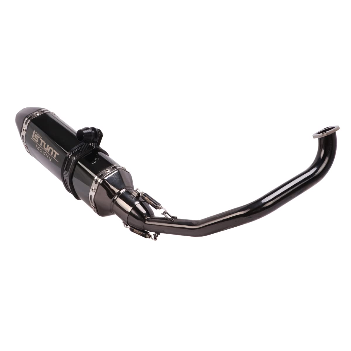Buy YOSAYUSA Motorcycle Exhaust Pipe Muffler System Midpipe Header