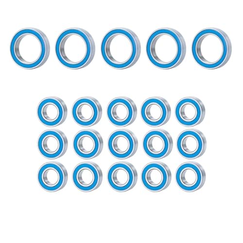 Image of Rc Bearing Accessory For HPI For Savage For Flux XS 1/10 Truck 20pcs Blue Rubber Sealed Bearing Kit Precision High Speed RC Model Repair Accessory