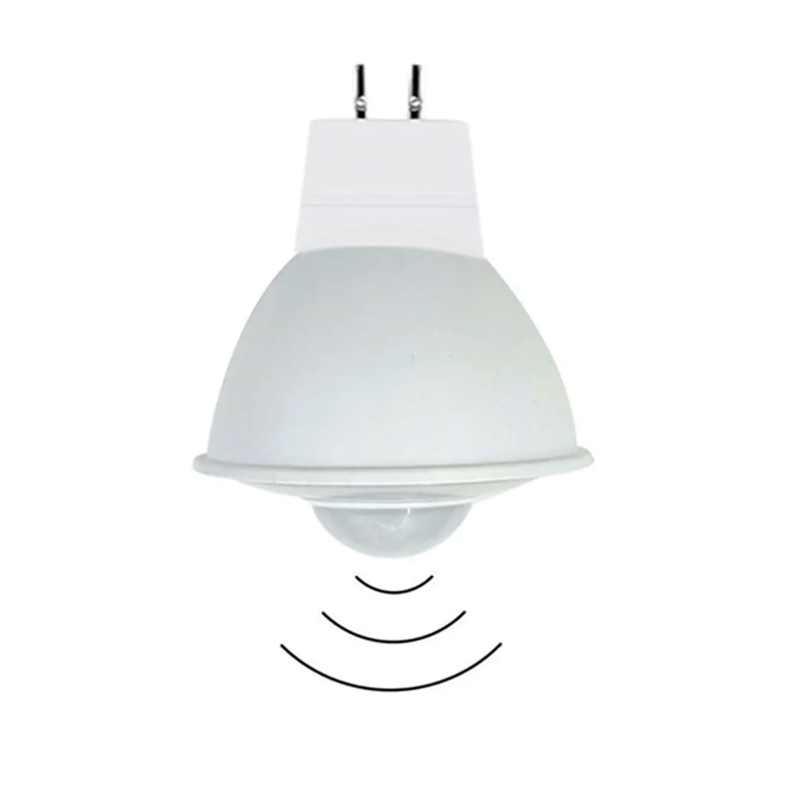 eufeifeiegds MR16 PIR Motion Sensor Light GU5.3 LED Bulb 4W 12V AC DC Corridor Sensitive Balcony Patio(Warm White 3000K)