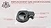 Fuel Filler Door Housing Pocket Assembly - Fits Ford F150 and Lincoln Mark LT Models Including Years 2004-2008 - Replaces 4L3Z-9927936-BA, 4L3Z9927936BA, 924-801, 924801 - Gas Tank Cap Door Hinge