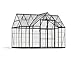 Produktbild Canopia by Palram Gewächshaus gross Victory Orangery Treibhaus 365x305 cm Aluminium Grau Tomatenhaus Polycarbonatplatten UV-beständig