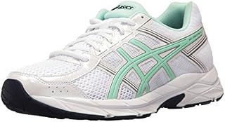 ASICS Women's Gel-Contend 4 Running Shoe, White/Bay/Silver, 12 M US