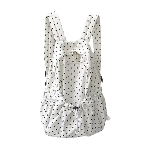 Mochila con cordón Polkas para niña que busca comodidad y espacio en el colegio