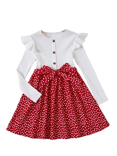 Image of Buy & Try Zoya Lycra Printed Girl's Frock Full Sleeve Dress