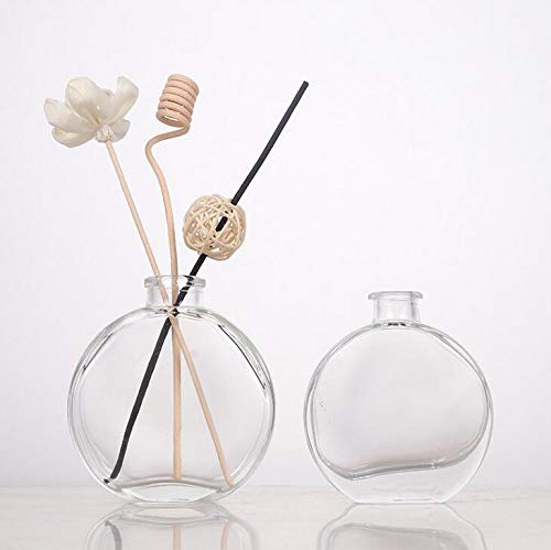 1Pcs 150Ml/5Oz Empty Refillable Clear Glass Diffuser Bottles Aromatherapy Jar Container Fragrance Accessories Use For Diy Replacement Reed Diffuser Sticks Sets Essential Oils Crafts Decor #TOP3