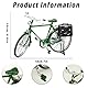 Kikuo DIY Retro Fahrrad Modell Spielzeug 2 Sets, 51 Pcs DIY Fahrraddekoration Modell mit Inflator & Aktentasche, 1:10 Miniatur Bicycle Model Scale Legierung für Kinder Home Office Geschenke Dekor