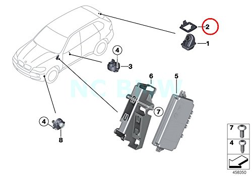 BMW Genuine Reversing Camera Gasket