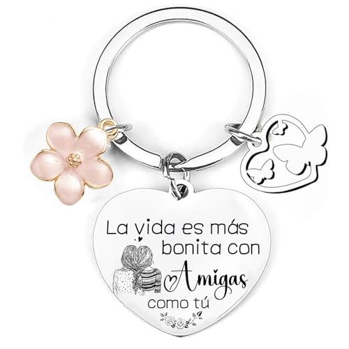 VZIUYTRE Regalo Amigas, llaveros Amigas llaveros de Amistad,Regalo Amiga,Llaveros para Amigas,Tu Mejor Amiga Regalo, Amigas Regalos de Cumpleaños,Regalo Graduación,Regalo Amigas Navidad (3)