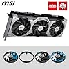 MSI NVIDIA GeForce RTX 5070 Ti 16G Ventus 3X OC Carte Graphique - 16 Go GDDR7 (28 GB/s /256 Bits), PCIe 5.0 - Triple Ventilateur (3X Ventilateurs TORX 5.0), HDMI 2.1b, DisplayPort 2.1b