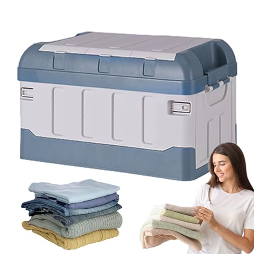 Boîte de rangement pliable multifonction de capacité Teksome pour camping - 2
