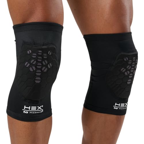 Image of McDavid HEX Viz knee /Elbow Pad Pair Black /Grey S