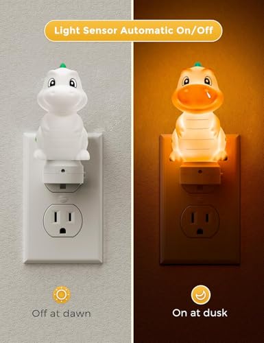 L LOHAS LED Plug in Night Light for Kids, 3D Cute Dinosaur Night Lights - image 2