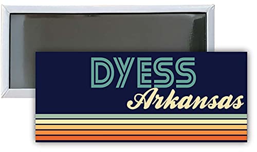 Dyess Arkansas Souvenir 4.75x2-Inch Rectangle Fridge Magnet Retro Design