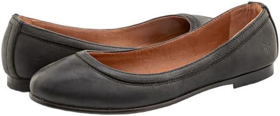 Frye Carson Ballet Flats for Women - Premium Tumbled Leather Lining, Leather Outsole - 3/8" Heel