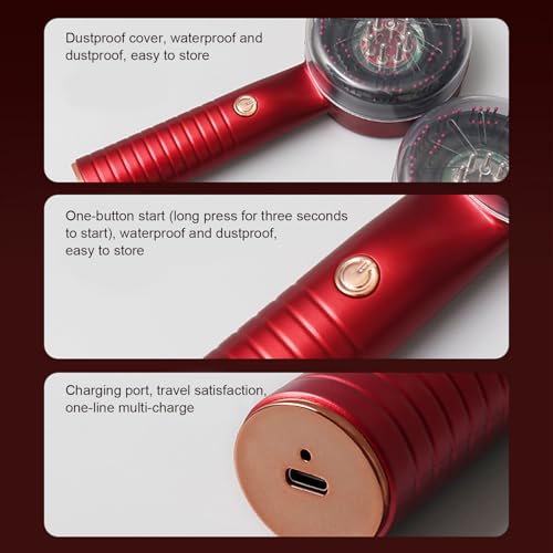 Peigne de repousse vibrant pour stimuler la croissance des cheveux - 4