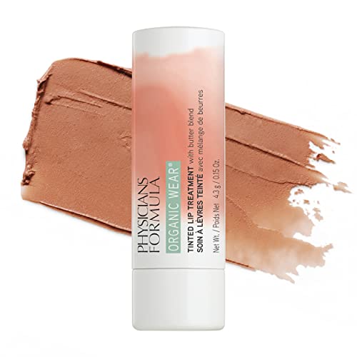 Physicians Formula Organic Wear All Natural Tinted Lip Treatment Gingersnap | Dermatologist Tested, Clinicially Tested #TOP2