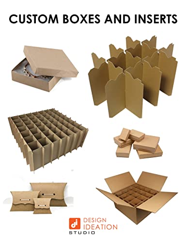 Studio 12 Chipboard Sheets. Medium Weight. Natural Kraft Brown. Great For Model Building, Scrap Booking, Creative Projects And Protecting Valuable Photos And Documents. (25 Sheets) (5.5" X 8.5") #TOP7