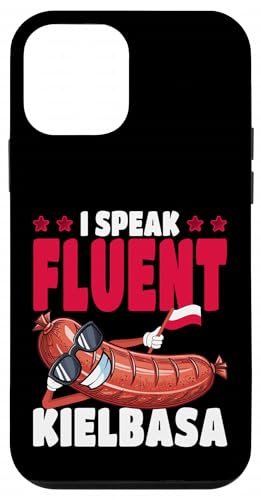 Drapeau polonais Pologne I Speak Fluent Kielbasa Coque pour iPhone 12 Mini