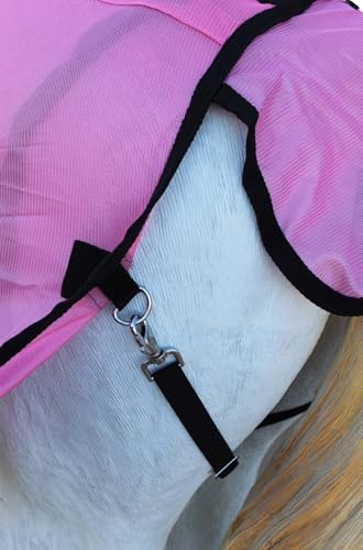 Image of Challenger Horse Mesh Summer Fly Sheet Spring Airflow Neck Pink 73128