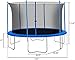 Tatub Trampoline for Kids, Outdoor Trampoline with Safety Enclosure Net for Backyard (13FT),
