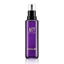 MUGLER Alien Eau de Parfum per Donna, Ambrato, Legnoso e Floreale, Casherman, Ambra e Gelsomino, Fragranza Straordinaria, Mistica e Senza Tempo, Ricaricabile, Sostenibile, Ricarica 100 ml