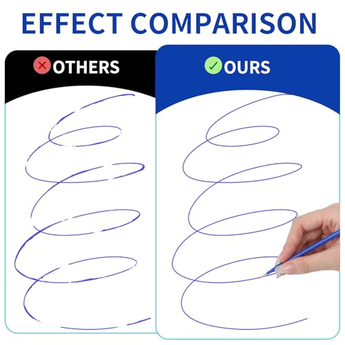 16 Pack löschbare Pen Nachfüllungen - Radierbare Ersatzminen, 0.7mm Stift Ersetzen Blau, Radierbare Stifte Minen, Ersatzminen Nachfüllminen, Glattes Schreiben, Blau Kugelschreibermine für Büro Schule