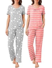 Pink Stripe/Grey Stars