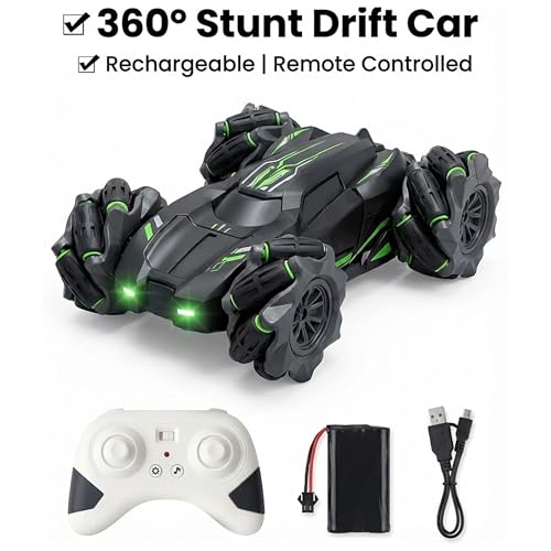 Image of rc car 4x4 Remote Control Extreme Drift Stunt Car for Boys & Girls | 360 Degree Drift, Remote Control car Toy High Speed rc Drifting car Toys for Boys 7-14 Years Birthday Gift Under 1000