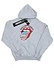 Absolute Cult Rolling Stones Girls American Flag Hoodie Sport Grey 12-13 years #1