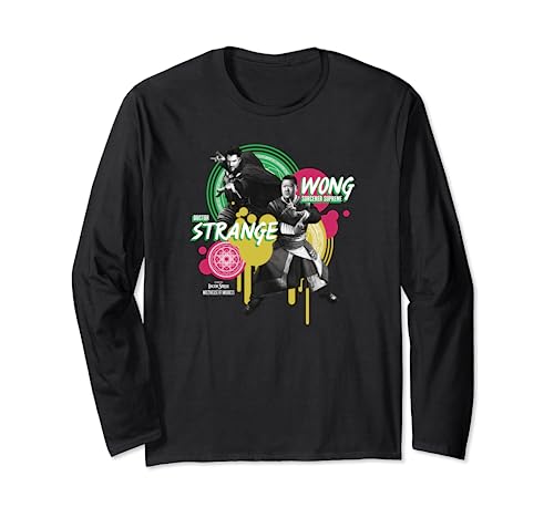 Wong Doctor Strange t-shirt manches longues Marvel Multiverse of Madness streetwear