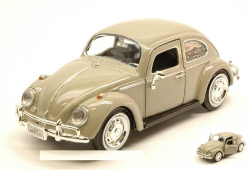 Modelo a escala VW Beetle 1966 Beige 1:24 Motormax