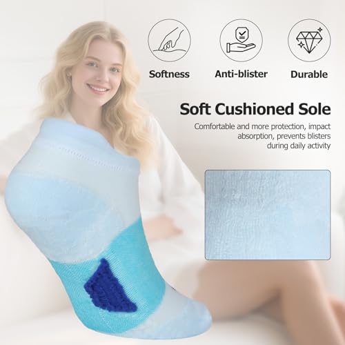 Pilates Socks with Grips for Women – Non-Slip Socks for Yoga, Running & Workouts4