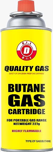 D.I.L 28 Butane Gas Canister – 28 Gas Bottles, Ideal for Outdoor, Camping, Heater, Cooker, BBQ