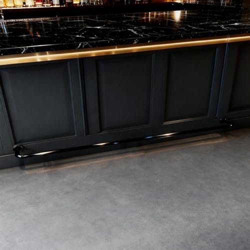 AVLSO Reposapies Pared Colgante pie riel para Cocina, balcón, Patio y Restaurante, Soporte del Contador del Pub(390cm/12.8ft)
