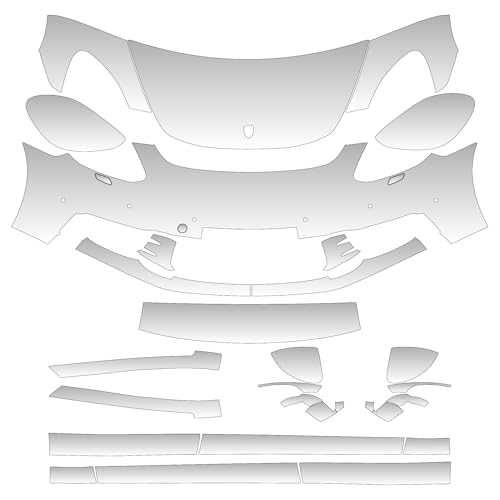 Vinyle PPF prédécoupé pour Porsche Panamera 2017 - Kit complet de protection