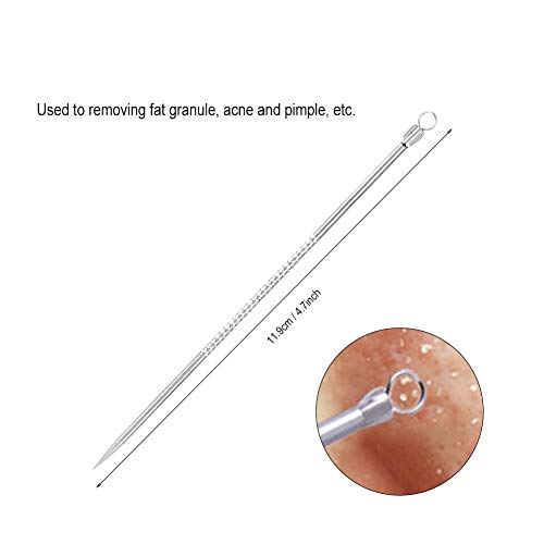 Double-end ontwerp mee-eter verwijderaar puistje, met een opbergtas draagbare mee-eter extractor naald, voor… - Image 6