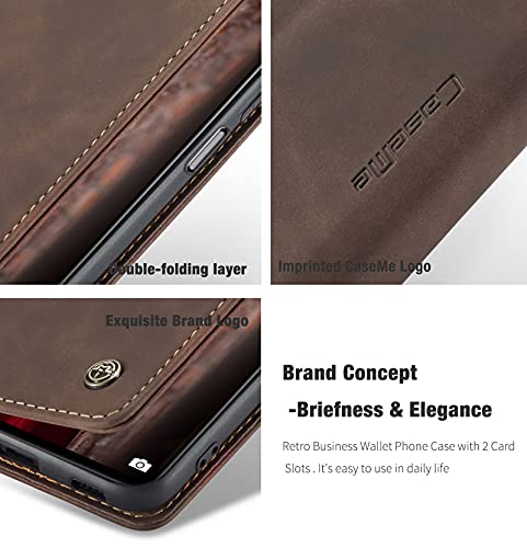 Capa Carteira COPAAD para Xiaomi Redmi Note 10 Pro/Redmi Note 10 Pro Max, Capa Protetora Flip Magnét