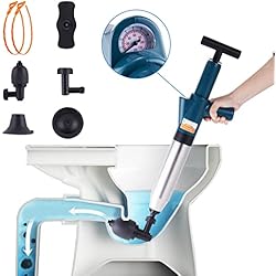 Cacerolas Industriales De Segunda Mano YUCHENGTECH Desatascador WC Desatascador a Presion Desatascador Inflable para Inodoro Desatascador de alta presión para Desatascar el Desagüe del Inodoro/Lavabo/Bañera/Piso