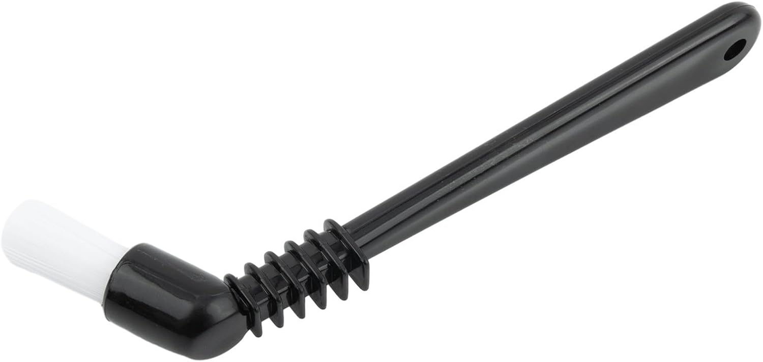 Angle Cleaning Brush for Espresso Machine and Coffee Maker, Nylon Bristle for Barista Supply Tool for Group Head and Gasket Maintenance(White)